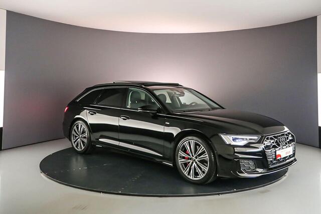Audi A6 Avant 55 TFSI e 367pk S edition Comp. | Pano | Trekhaak | Adapt. Cruise | Audi Sound | Achteruitrijcamera | Stuur/Stoelverwarming | Parkeerassist | 20 inch | Keyless | S-Line |