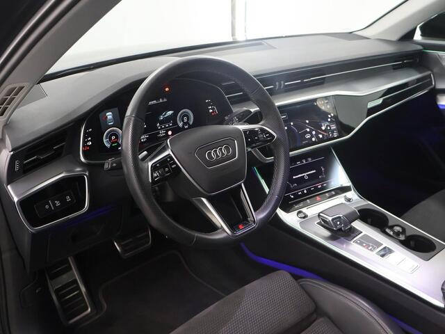 Audi A6 Limousine 55 TFSI e quattro Competition | Navigatie | Parkeercamera | Cruise Control Adaptief | Head-Up | Sfeerverlichting | Stoelverwarming | Keyless Go |