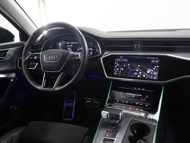 Audi A6 Limousine 55 TFSI e quattro Competition | Navigatie | Parkeercamera | Cruise Control Adaptief | Head-Up | Sfeerverlichting | Stoelverwarming | Keyless Go |