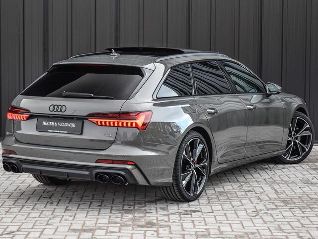 Audi A6 Avant 55 TFSI e QUATTRO S EDITION COMPETITION | S-SEATS | PANORAMADAK | B&O SOUND | BLACK OPTIC PLUS | STANDKACHEL | HEAD-UP DISPLAY | ASSISTENT PACK PLUS | HD MATRIX LED | AMBIENTE SFEER | COMFORT PACK | 360 CAMERA | SOFT-CLOSE | TREKHAAK |