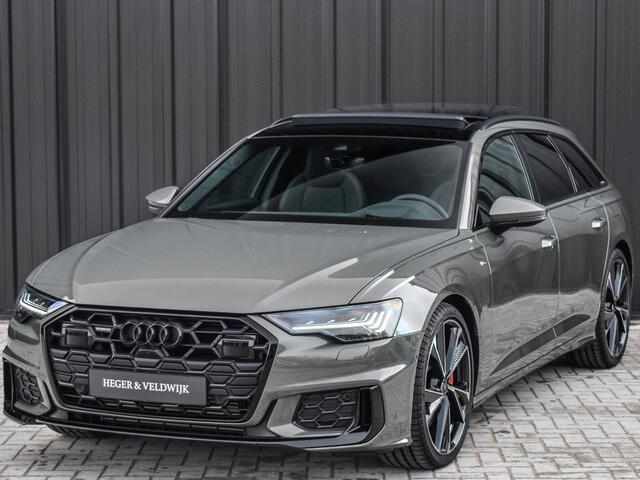 Audi A6 Avant 55 TFSI e QUATTRO S EDITION COMPETITION | S-SEATS | PANORAMADAK | B&O SOUND | BLACK OPTIC PLUS | STANDKACHEL | HEAD-UP DISPLAY | ASSISTENT PACK PLUS | HD MATRIX LED | AMBIENTE SFEER | COMFORT PACK | 360 CAMERA | SOFT-CLOSE | TREKHAAK |