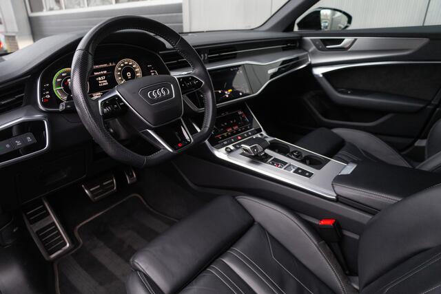 Audi A6 Avant 55 TFSI e 367 pk Quattro Pro Line S Competition / BTW-Auto/ HD-Matrix-LED/ Pano-Dak/ 360-Camera/ Adap.Cruise/ Black-Optiek/ Sport-Stoelen/ Stoel.Verw/ 21'' LMV