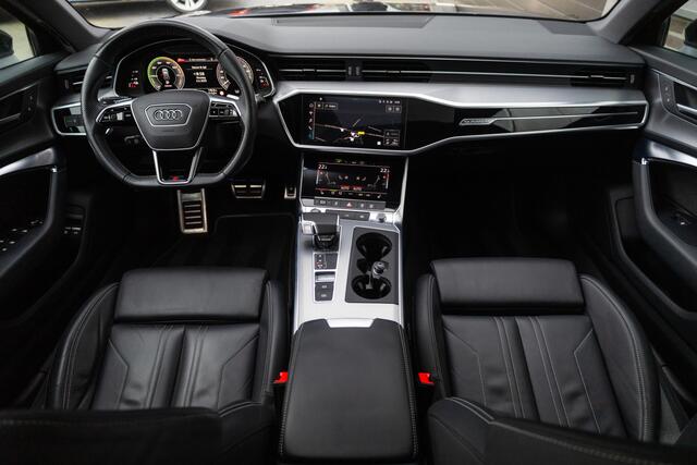 Audi A6 Avant 55 TFSI e 367 pk Quattro Pro Line S Competition / BTW-Auto/ HD-Matrix-LED/ Pano-Dak/ 360-Camera/ Adap.Cruise/ Black-Optiek/ Sport-Stoelen/ Stoel.Verw/ 21'' LMV
