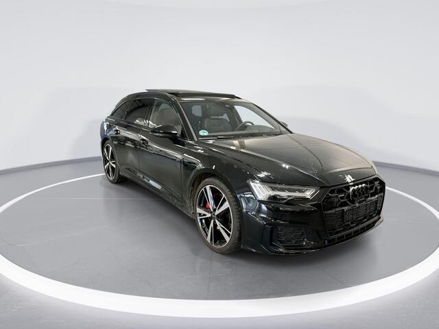 Audi A6 Avant 55 Tfsie 368pk S-tronic Quattro S Competition · Panoramadak · Head-up Display · Achterbank verwarmd · 360 Camera · B & O · Elek. Bestuurdersstoel · Elek. Trekhaak · Elek. Achterklep · Keyless