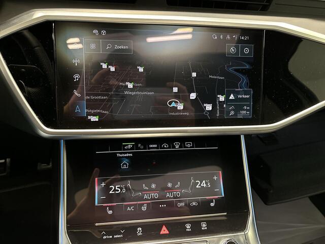 Audi A6 Avant 55 Tfsie 368pk S-tronic Quattro S Competition · Panoramadak · Head-up Display · Achterbank verwarmd · 360 Camera · B & O · Elek. Bestuurdersstoel · Elek. Trekhaak · Elek. Achterklep · Keyless