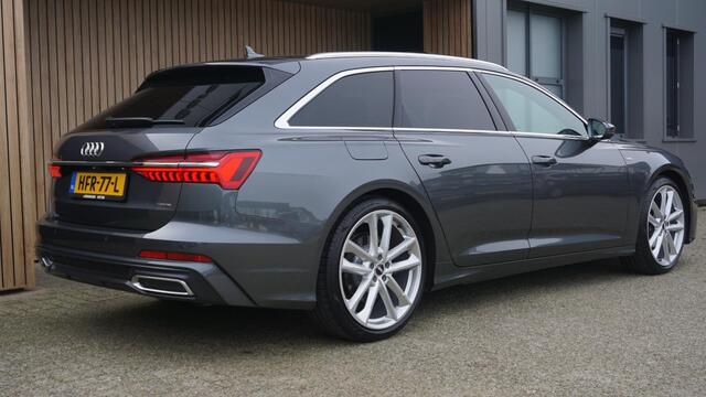 Audi A6 Avant 45 TFSI 245pk Quattro 3x S-Line Pano.Dak Achteras-Besturing Head-Up B&O 21inch LM Audi-Sport Virtual Cockpit *Complete A6* 73780km!
