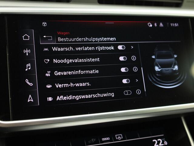 Audi A6 Avant 55 TFSIe 270kW/367PK quattro S Line · Drive select · Parkeersensoren + Camera · Trekhaak · Garantie tot oktober 2025