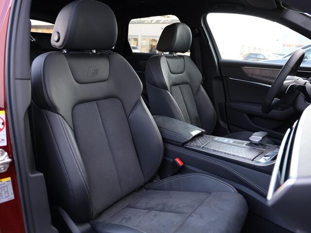 Audi A6 Avant 55 TFSI e quattro S edition Competition 367 PK | Nieuwprijs ¤101.400 | Pano | B&O | HUD | 360° camera | Verwarmd stuurwiel | Trekhaak | Keyless | Dodehoekdetectie | Adaptive Cruise | Elek. stoelen | Geh. bestuurderstoel | 21" Velgen