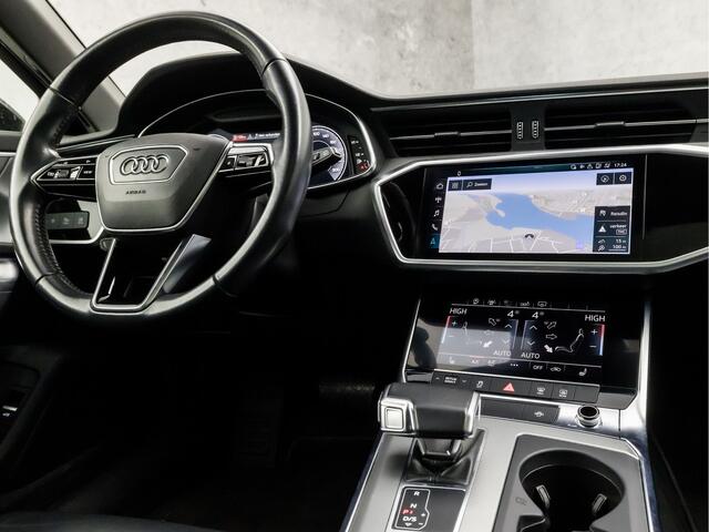 Audi A6 Avant 45 TDI quattro Sport 232Pk Automaat (6 CILINDER, PANORAMADAK, APPLE CARPLAY, GROOT NAVI, MEMORY SEATS, LEDER, TREKHAAK, CAMERA, DAB+, ZWART HEMEL, NIEUWSTAAT)