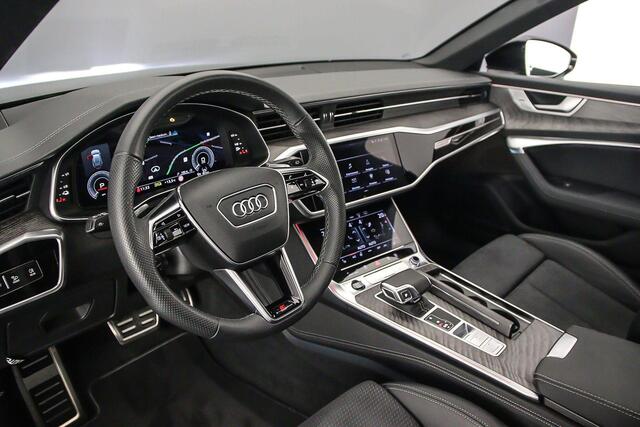 Audi A6 Avant 55 TFSI e S Edition Comp. | Pano | B&O | Head Up | Trekhaak | HD-Matrix | 21 inch | Akoestische Glas | Adapt. Cruise | S-Line | 360Cam |