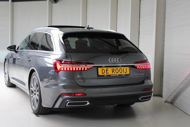 Audi A6 Avant 55 TFSI e 367 PK Quattro S-Line Panoramadak | HD-Matrix Led | El. verstelb. stoelen | Trekhaak | Virtual Cockpit
