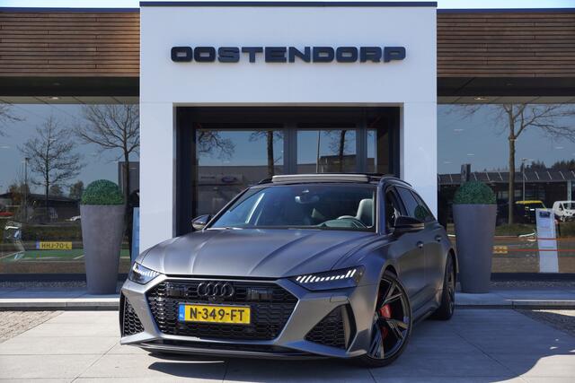 Audi A6 Avant RS6 TFSI 600pk Quattro|2020|¤69.900 EXCL BTW/BPM(EXPORT)|Panoramadak|Carbon|Matrix|Leer+Memory|22"Audi-Sport|Stoelventilatie|Luchtvering|PDC+360Camera|Cruise+ACC