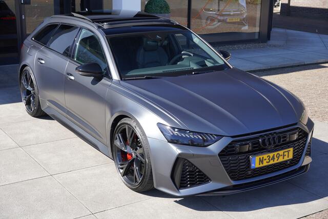 Audi A6 Avant RS6 TFSI 600pk Quattro|2020|¤69.900 EXCL BTW/BPM(EXPORT)|Panoramadak|Carbon|Matrix|Leer+Memory|22"Audi-Sport|Stoelventilatie|Luchtvering|PDC+360Camera|Cruise+ACC