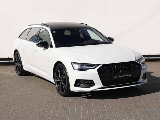Audi A6 Avant 50 TFSI e quattro 299 PK | Pano | B&O | HUD | 360° camera | Stoelverwarming V+A | Trekhaak | Keyless | Dodehoekdetectie | Adaptive Cruise | Elek. stoelen + Geh. | Verwarmd stuurwiel| 21" Velgen