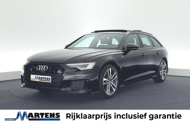 Audi A6 Avant 50 TFSI e 299pk quattro 2x S-Line Black Edition 360Camera Stoelverwarming Virtual Cockpit Navigatie Panoramadak