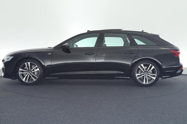 Audi A6 Avant 50 TFSI e 299pk quattro 2x S-Line Black Edition 360Camera Stoelverwarming Virtual Cockpit Navigatie Panoramadak