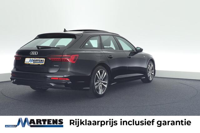 Audi A6 Avant 50 TFSI e 299pk quattro 2x S-Line Black Edition 360Camera Stoelverwarming Virtual Cockpit Navigatie Panoramadak