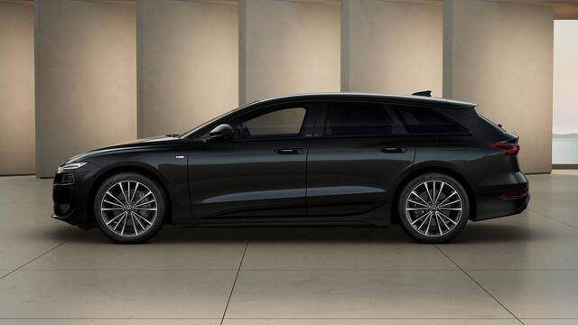 Audi A6 Avant Advanced edition e-tron 100kWh 270 kW / 367 PK Ava Tech Plus pakket, stoelventilatie, optiek pakket glanzend zwart