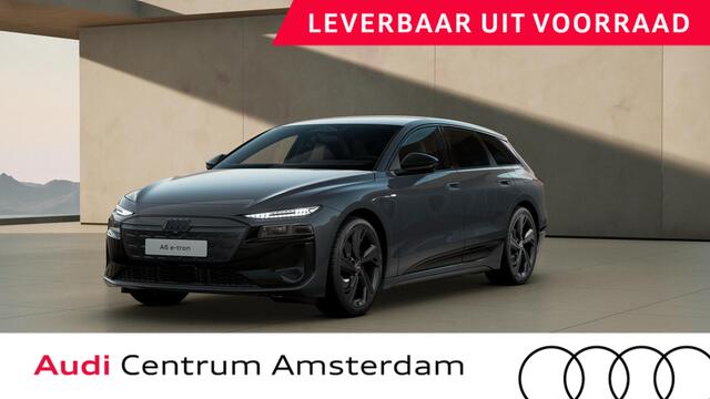 Audi A6 Avant e-tron S edition 83 kWh privacy glass, remzadels rood