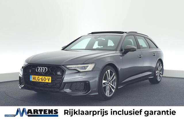 Audi A6 Avant 50 TFSI e 299pk quattro 2x S-Line Black Edition 360Camera Stoelverwarming Virtual Cockpit Navigatie Panoramadak