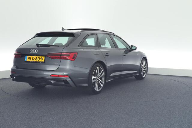 Audi A6 Avant 50 TFSI e 299pk quattro 2x S-Line Black Edition 360Camera Stoelverwarming Virtual Cockpit Navigatie Panoramadak
