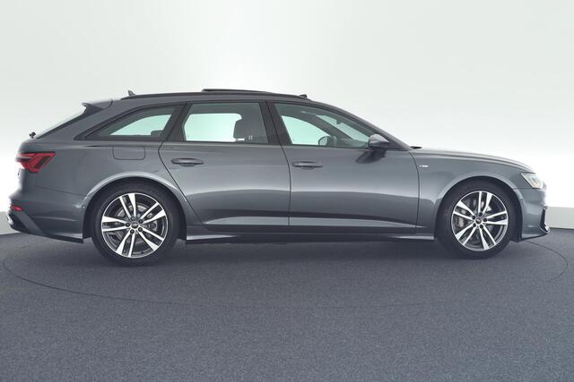 Audi A6 Avant 50 TFSI e 299pk quattro 2x S-Line Black Edition 360Camera Stoelverwarming Virtual Cockpit Navigatie Panoramadak