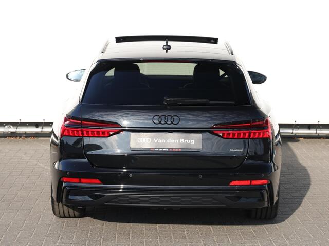 Audi A6 Avant 55 TFSI e quattro S edition Competition 367pk S-tronic | Nieuwprijs ¤104.000 | Pano | B&O | HUD | 360° camera | Verwarmd stuurwiel | Trekhaak | Keyless | Dodehoekdetectie | Adaptive Cruise | Elek. stoelen | Geh. bestuurderstoel | 21" Velgen
