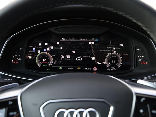 Audi A6 Avant 55 TFSI e quattro S edition Competition 367pk S-tronic | Nieuwprijs ¤104.000 | Pano | B&O | HUD | 360° camera | Verwarmd stuurwiel | Trekhaak | Keyless | Dodehoekdetectie | Adaptive Cruise | Elek. stoelen | Geh. bestuurderstoel | 21" Velgen