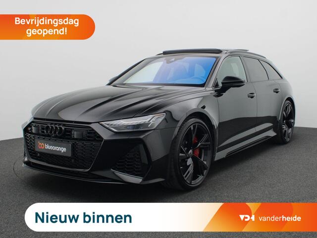 Audi A6 Avant RS6 Performance 630 PK keramisch, remote park-assist, sportuitlaat, Bang&Olufsen advanced, standkachel, servosluiting deuren, stoelventilatie, head-up