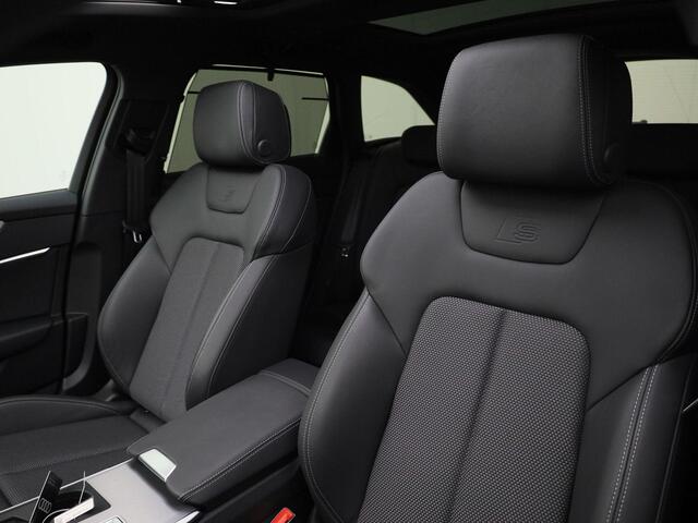 Audi A6 Avant 50 TFSIe 220kW/299PK quattro S Line · Panoramadak · Trekhaak · 21"LM · Garantie tot oktober 2022 of 100000km.