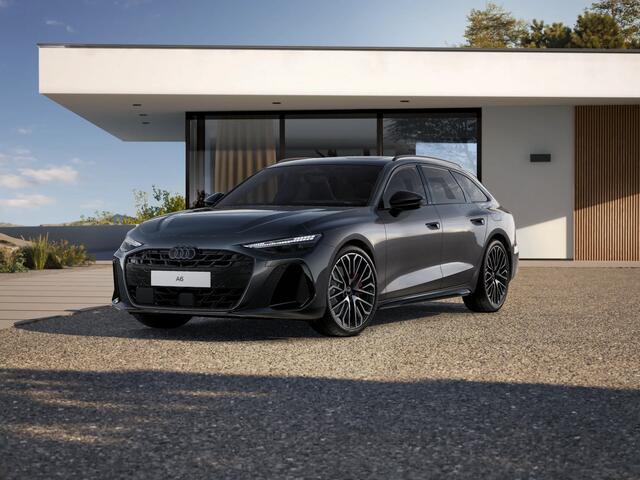 Audi A6 Avant E-Hybrid Quattro S Edition Competition, 21", pano, luchtv., tr.haak, OLED, B&O, luchtv., leder, carbon, 360 camera, memory, stl.ventilatie, HUD, privacy
