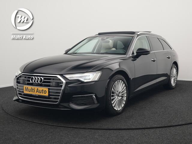 Audi A6 Avant 50 TFSI Quattro Design Plug In Hybrid 300pk Dealer O.H PHEV | Panodak | Head Up | Adaptive Cruise | 360 Camera | Bang&olufsen | Lederen Sportstoelen Memory & Verwarmd | Navigatie | Virtual | DAB |