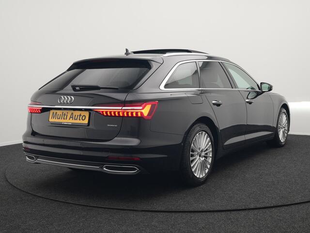 Audi A6 Avant 50 TFSI Quattro Design Plug In Hybrid 300pk Dealer O.H PHEV | Panodak | Head Up | Adaptive Cruise | 360 Camera | Bang&olufsen | Lederen Sportstoelen Memory & Verwarmd | Navigatie | Virtual | DAB |