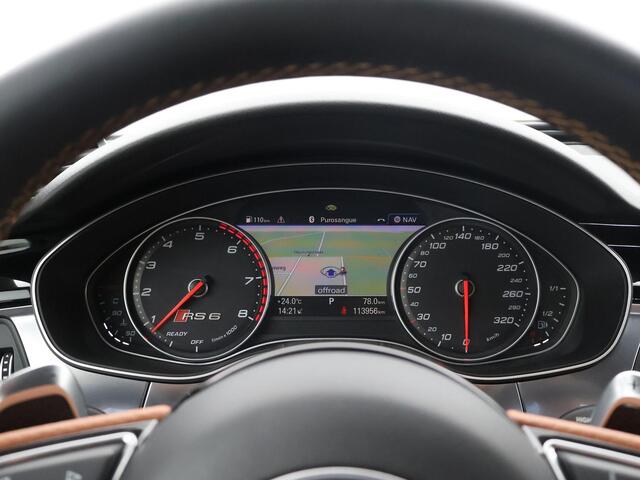 Audi A6 Avant 4.0 TFSI RS6 605 PK PERFORM.+ KERAMISCHE REMMEN | B&O | AUDI EXCLUSIVE LEDER | CARBON | 21 INCH