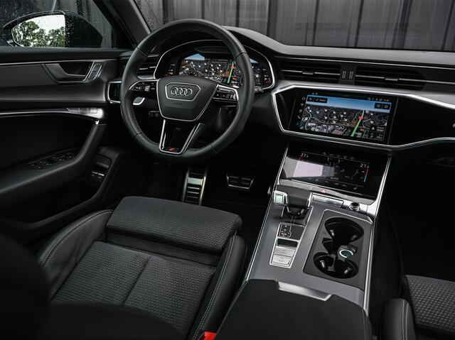 Audi A6 Avant 55 TFSI e QUATTRO S EDITION COMPETITION | PANORAMADAK | VIRTUAL COCKPIT | KEYLESS | AMBIANCE INTERIEUR | MEMORY SEATS | HEAD-UP | STUURWIEL VERWARMD | ACHTERBANK VERWARMD | 360 CAMERA | EL. TREKHAAK