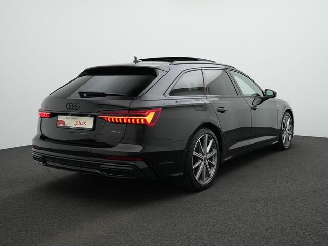 Audi A6 Avant 50 TFSI e 299 pk S-tronic quattro S edition / S-Line | Panoramadak | Trekhaak | Geheugen-/massagestoelen | Leder | Demperregeling | Rondomzicht camera | Head-up display | Bang & Olufsen | Stoelventilatie
