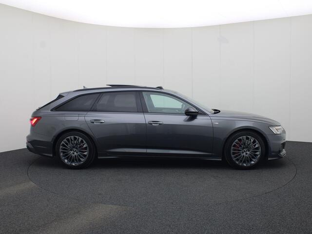 Audi A6 Avant 55 TFSIe 270kW/367PK quattro S Line · Panoramadak · Trekhaak · Stuur & Stoelverwarming · Leder/Alcantara