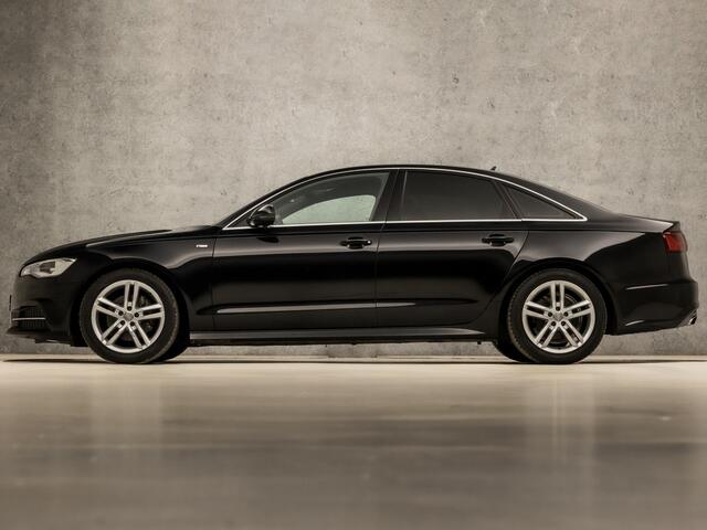 Audi A6 Limousine 1.8 TFSI S-Line Sport 191Pk Automaat (2X S-LINE, LOGISCH NAP, NAVIGATIE, GETINT GLAS, CLIMATE, LEDER, XENON, SPORTSTOELEN, PARKEERSENSOREN, CRUISE, NIEUWE APK, NIEUWSTAAT)
