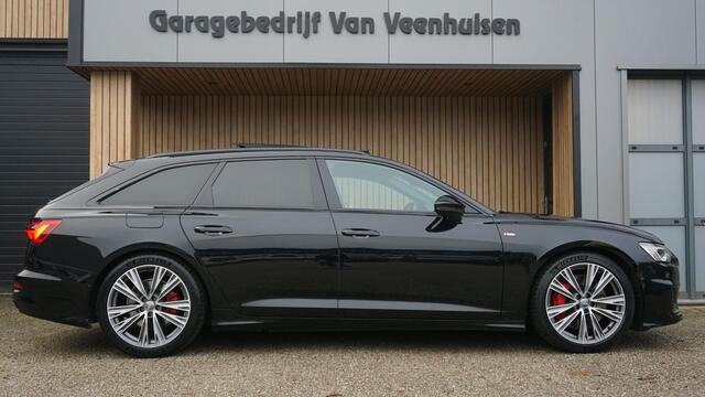 Audi A6 Avant 55 TFSI e 376pk Quattro Competition Pano.Dak Vol Leder *Black Optik* Trekhaak 20inch LM HUD Virtual Cockpit 75263km!