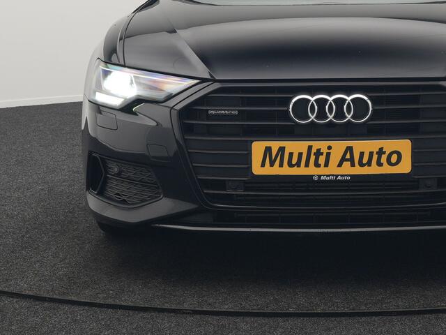 Audi A6 Limousine 50 TFSI e quattro 2X S Line Plug In Hybrid 299pk Dealer O.H PHEV | Panodak | Trekhaak Af Fabriek | Head Up | Apple Carplay | Lederen Sportstoelen Verwarmd | Keyless | Cruise Control | Virtual | Navigatie | DAB |