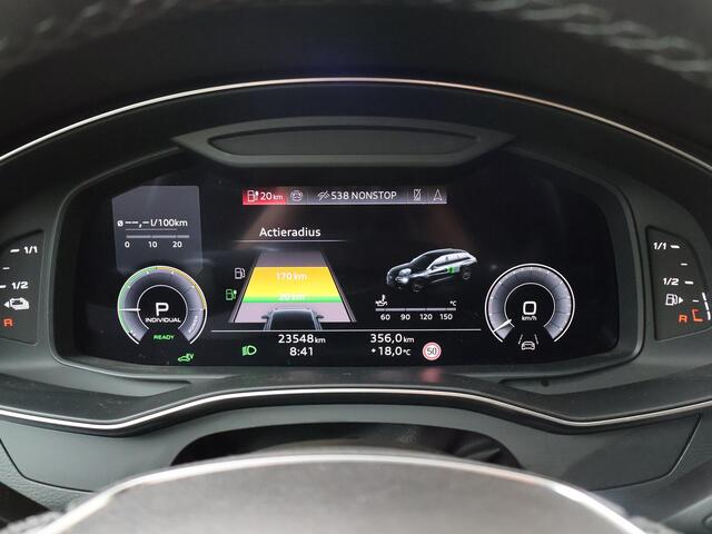 Audi A6 Avant 55 TFSI e quattro S edition Competition | 367 PK | SoH 91% | Wegklapbare trekhaak | Panoramadak | B&O premium sound | Head-up display | Surround view cameras |