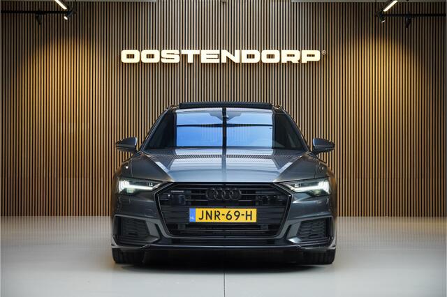 Audi A6 Avant 50TFSIe/ 299pk Quattro S-Line Blackstyle|2022|Panoramadak|Leer|Trekhaak|21"Blackstyle|B&O|LED|ACC|el.achterklep|Carplay