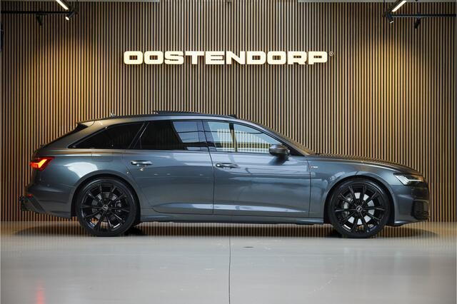 Audi A6 Avant 50TFSIe/ 299pk Quattro S-Line Blackstyle|2022|Panoramadak|Leer|Trekhaak|21"Blackstyle|B&O|LED|ACC|el.achterklep|Carplay