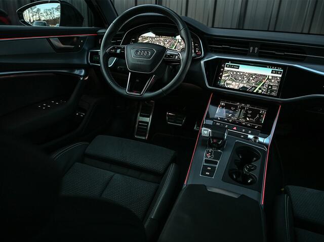 Audi A6 Avant 55 TFSI e Quattro Pro Line S Competition · Ambiance interieur · Verlaagd · Led matrix · 4 Zone climate · 21 inch · Dab+ · Adaptive cruise · Trekhaak · Black optic