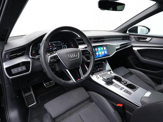 Audi A6 Avant 55 TFSI e 367 pk S-tronic quattro Competition / S-Line | Panoramadak | Trekhaak | Nachtzicht | Head-up display | HD-Matrix LED | Leder/alcantara