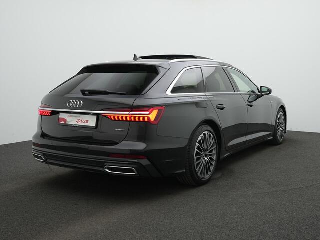 Audi A6 Avant 55 TFSI e 367 pk S-tronic quattro Pro Line S Competition / S-Line | Panoramadak | Trekhaak | 360 camera | Lederpakket | Leder/alcantara