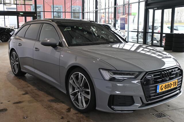 Audi A6 Avant 50 TDI quattro Sport S-line 25 years Matrix LED Head Up 4 Wielbesturing 21 inch Panoramadak Luchtvering UNIEK!!!