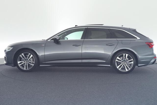 Audi A6 Avant 50 TFSI e 299pk Quattro S Edition Trekhaak Camera B&O Panoramadak Matrix Led Virtual Cockpit Navigatie S-Line