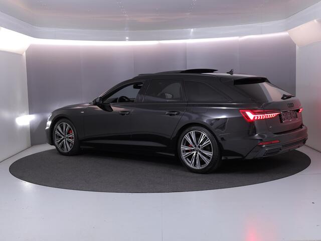 Audi A6 Avant 55 TFSI e quattro Pro Line S Competition 367 pk S-tronic | Navigatie | Panoramadak | Parkeersensoren | Achteruitrijcamera | Lederen bekleding | Stoelverwarming | S-Line |
