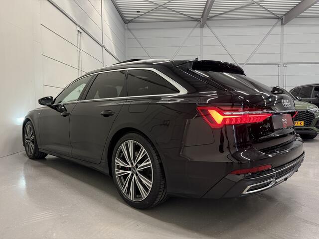 Audi A6 Avant 55 TFSI e quattro Competition S-Line PANO/B&OTREKHAAK/HEAD-UP/360CAMERA/STANDKACHEL/ACC/MEMORY/MATRIX/CARPLAY/SFEER/20" AUDI-SPORT/MYTHOSSCHWARZ/VOLLEDIG AUDI DEALER HISTORIE